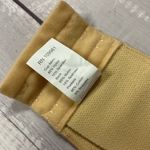 ABC American Breast Care Mastectomy Bra Womens 38B Beige Underwire 112 NEW - Picture 6 of 10